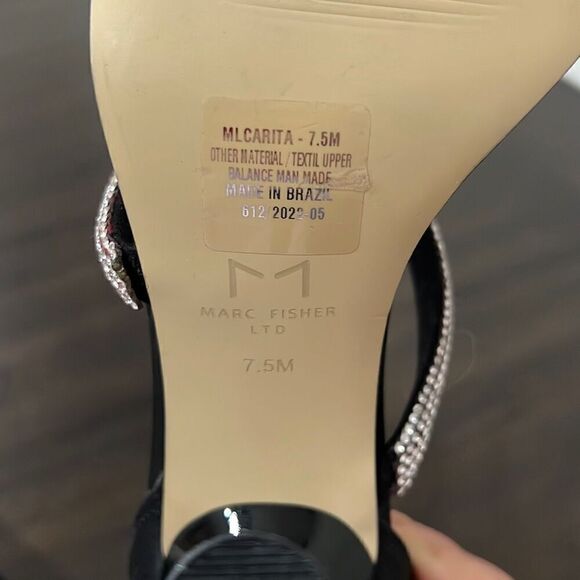 Marc Fisher rhinestone heels - Picture 5 of 8